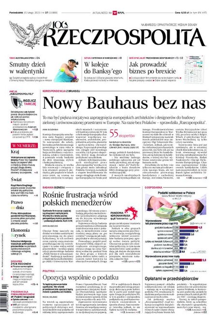 e-prasa: Rzeczpospolita – e-wydanie – 37/2021