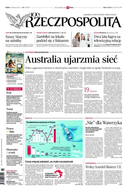 e-prasa: Rzeczpospolita – e-wydanie – 41/2021