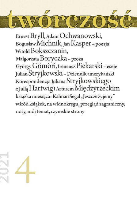 e-prasa: Twórczość – e-wydanie – 4/2021