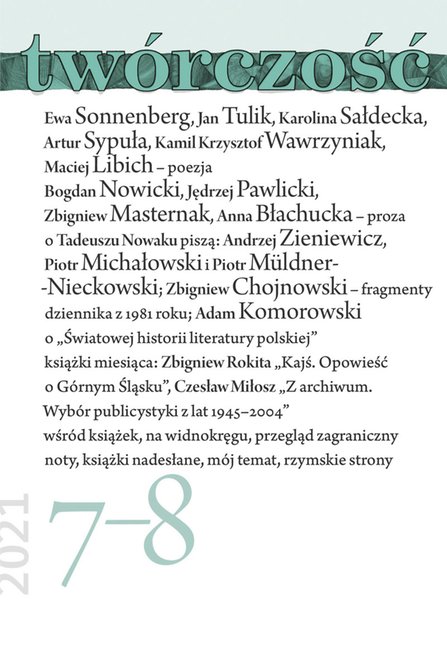 e-prasa: Twórczość – e-wydanie – 7-8/2021