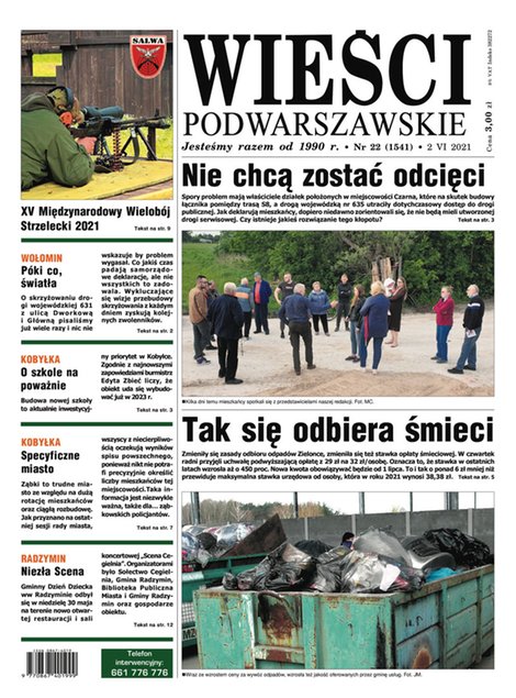 e-prasa: Wieści Podwarszawskie – e-wydanie – 22/2021