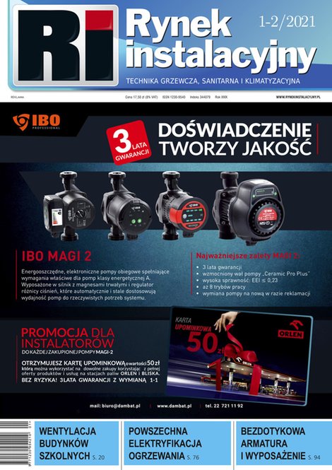 e-prasa: Rynek Instalacyjny – e-wydanie – 1-2/2021