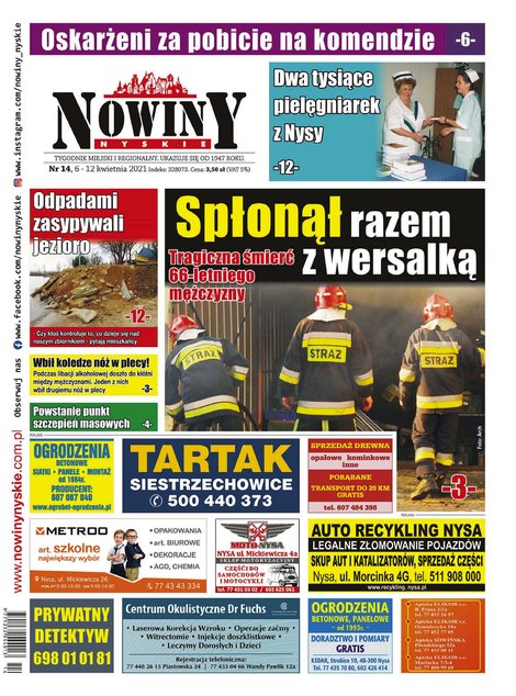e-prasa: Nowiny Nyskie – e-wydania – 14/2021