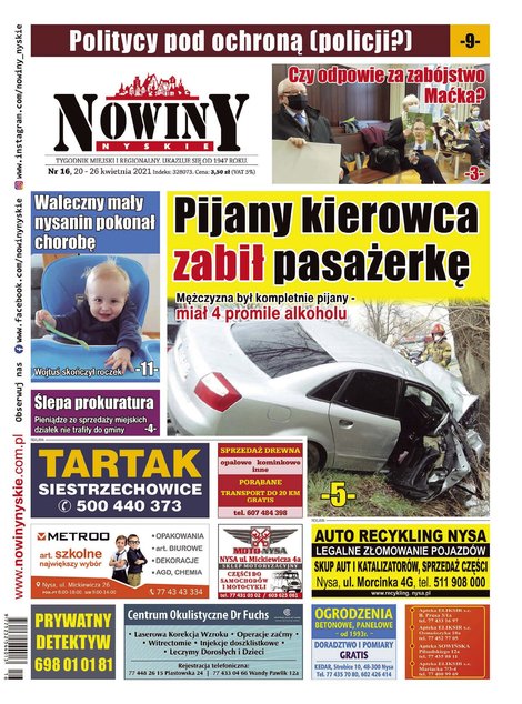 e-prasa: Nowiny Nyskie – e-wydania – 16/2021