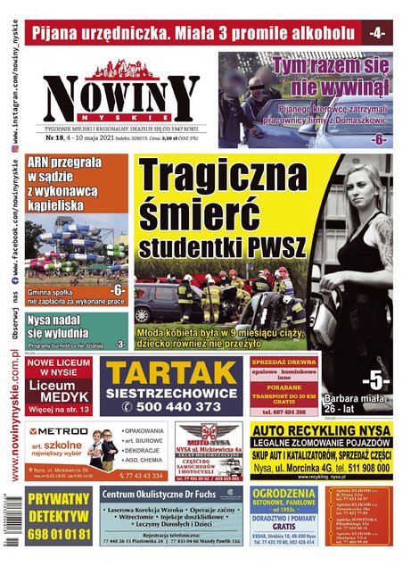 e-prasa: Nowiny Nyskie – e-wydania – 18/2021
