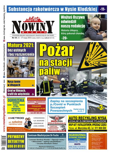 e-prasa: Nowiny Nyskie – e-wydania – 19/2021