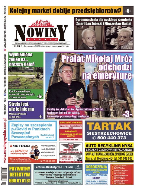 e-prasa: Nowiny Nyskie – e-wydania – 23/2021