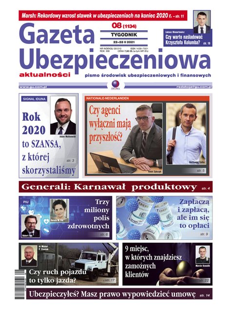 e-prasa: Gazeta Ubezpieczeniowa – e-wydanie – 8/2021