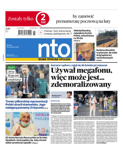 e-prasa: Nowa Trybuna Opolska – e-wydanie – 14/2021