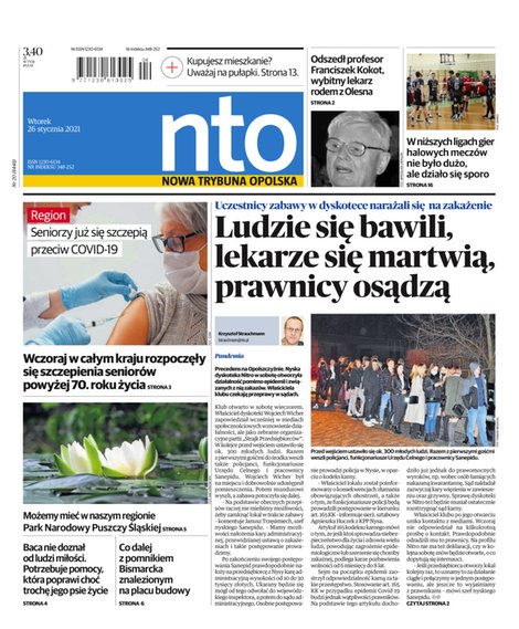 e-prasa: Nowa Trybuna Opolska – e-wydanie – 20/2021