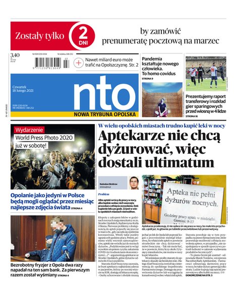 e-prasa: Nowa Trybuna Opolska – e-wydanie – 40/2021