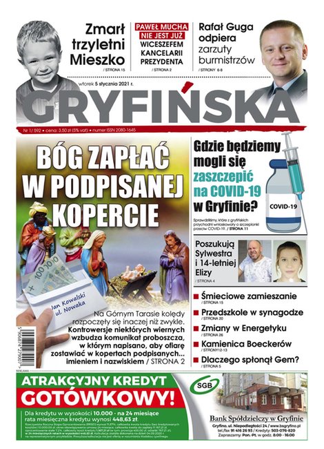 e-prasa: Gazeta Gryfińska – e-wydawnia – 1/2021