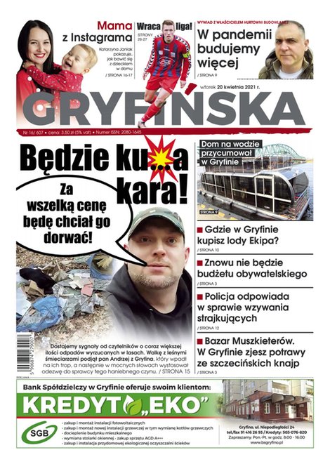 e-prasa: Gazeta Gryfińska – e-wydawnia – 16/2021