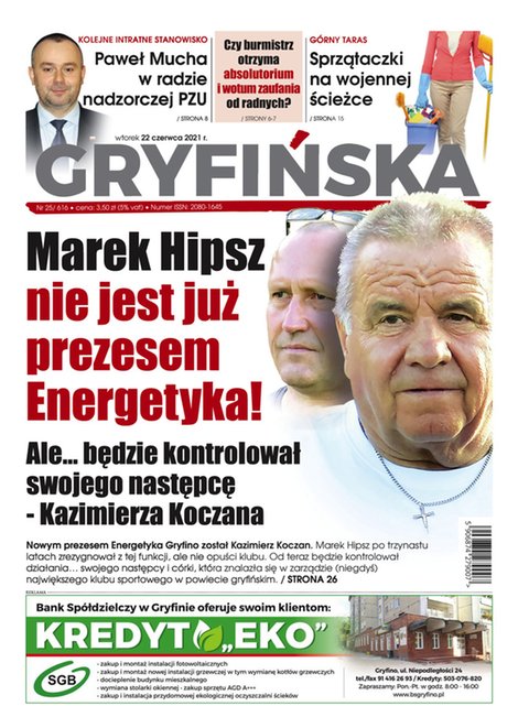 e-prasa: Gazeta Gryfińska – e-wydawnia – 25/2021