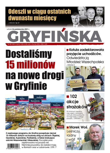 e-prasa: Gazeta Gryfińska – e-wydawnia – 42/2021