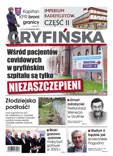 e-prasa: Gazeta Gryfińska – e-wydawnia – 47/2021