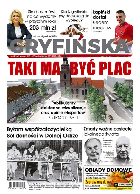 e-prasa: Gazeta Gryfińska – e-wydawnia – 49/2021