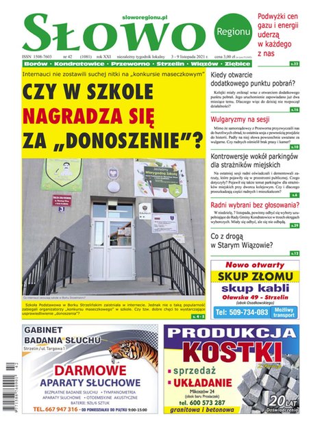 e-prasa: Słowo Regionu Strzelińskiego – e-wydawnia – 42/2021