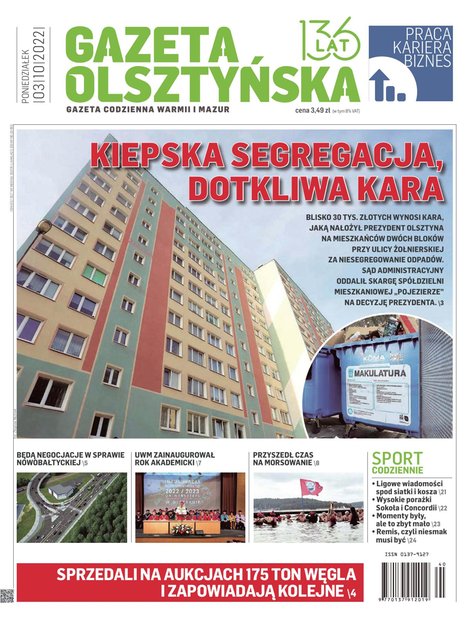 e-prasa: Gazeta Olsztyńska – e-wydania – 190/2022