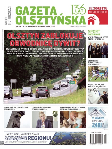e-prasa: Gazeta Olsztyńska – e-wydania – 201/2022