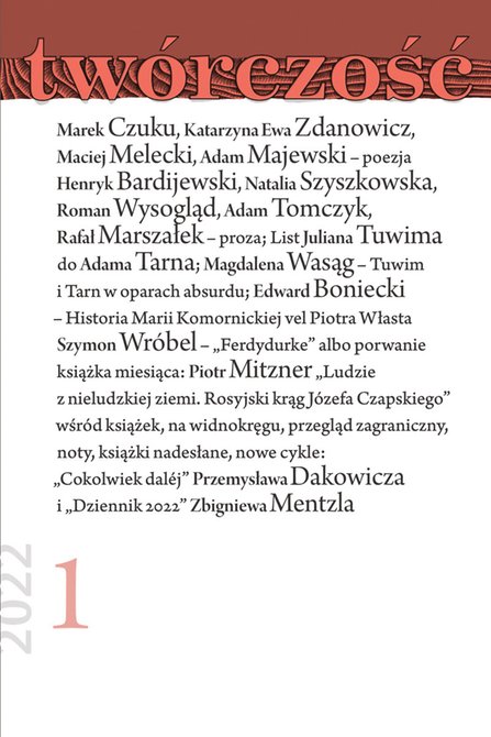 e-prasa: Twórczość – e-wydanie – 1/2022