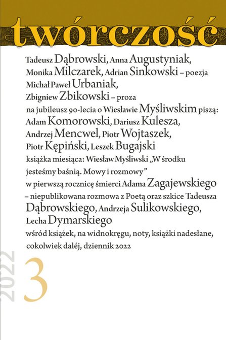 e-prasa: Twórczość – e-wydanie – 3/2022