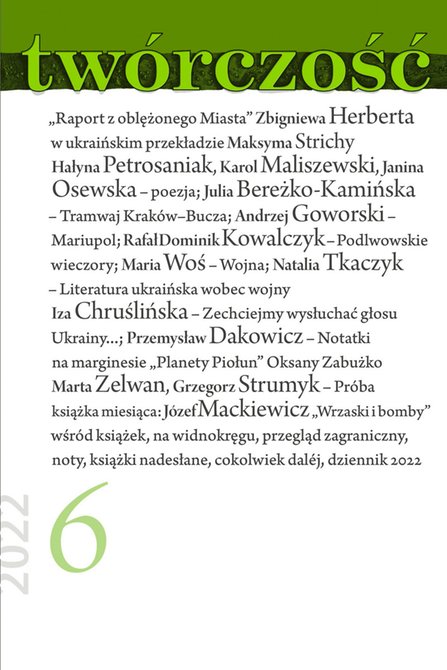e-prasa: Twórczość – e-wydanie – 6/2022