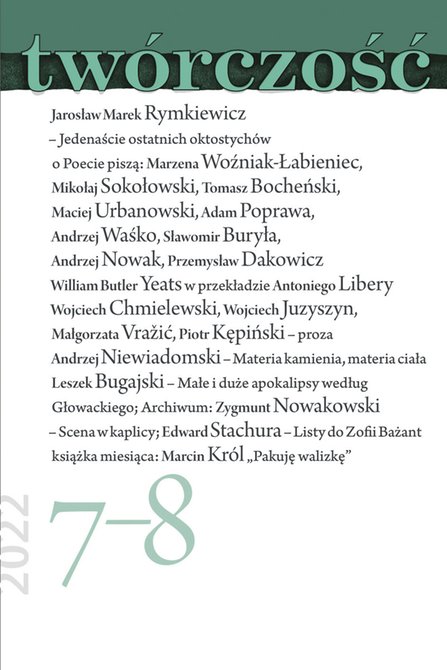 e-prasa: Twórczość – e-wydanie – 7-8/2022