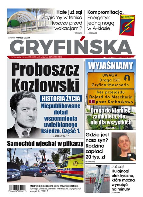 e-prasa: Gazeta Gryfińska – e-wydawnia – 18/2022
