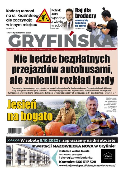e-prasa: Gazeta Gryfińska – e-wydawnia – 38/2022