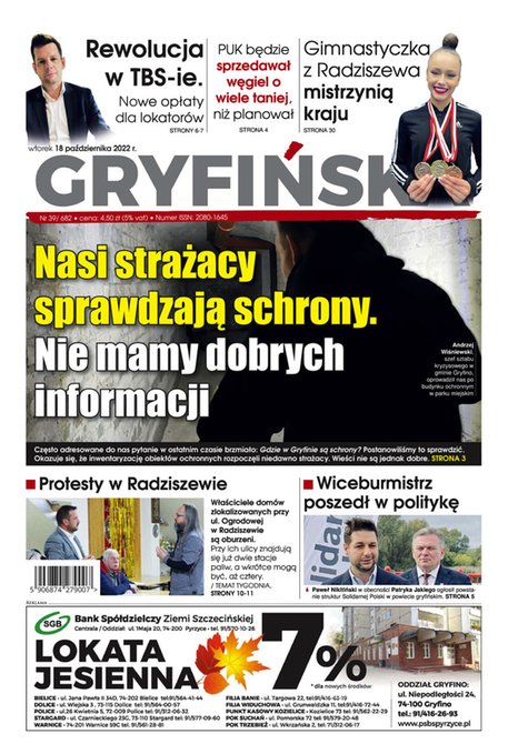 e-prasa: Gazeta Gryfińska – e-wydawnia – 40/2022