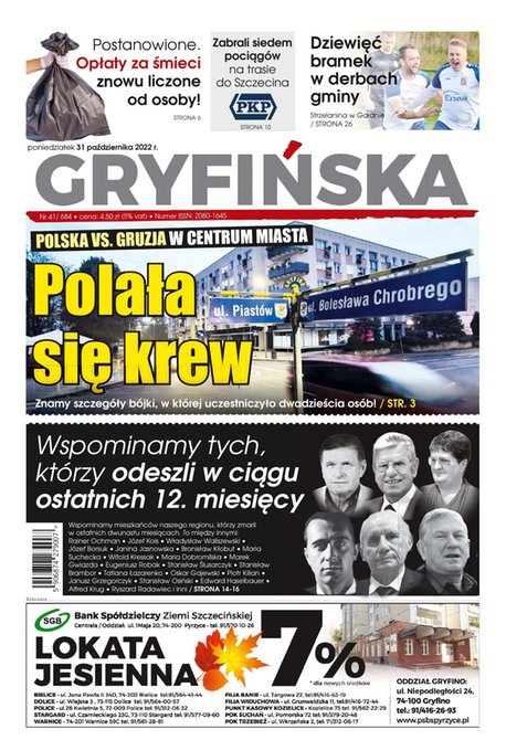 e-prasa: Gazeta Gryfińska – e-wydawnia – 42/2022