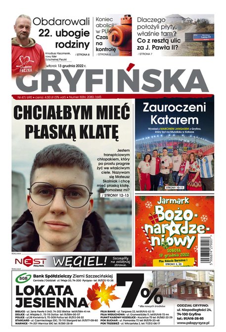 e-prasa: Gazeta Gryfińska – e-wydawnia – 48/2022