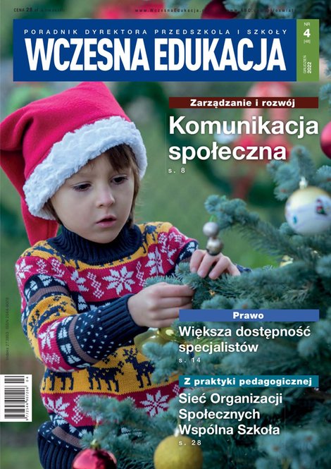 e-prasa: Wczesna Edukacja. Poradnik dyrektora przedszkola i szkoły – e-wydanie – 4/2022