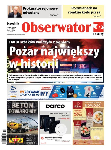 e-prasa: Obserwator Lokalny – e-wydania – 34/2023