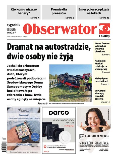 e-prasa: Obserwator Lokalny – e-wydania – 39/2023