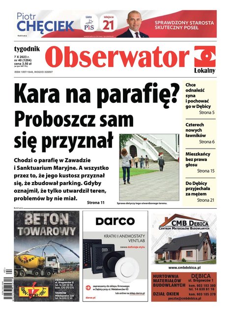 e-prasa: Obserwator Lokalny – e-wydania – 40/2023