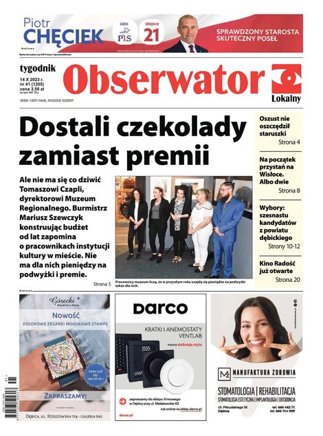 e-prasa: Obserwator Lokalny – e-wydania – 41/2023