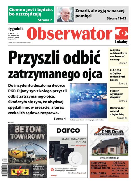e-prasa: Obserwator Lokalny – e-wydania – 44/2023