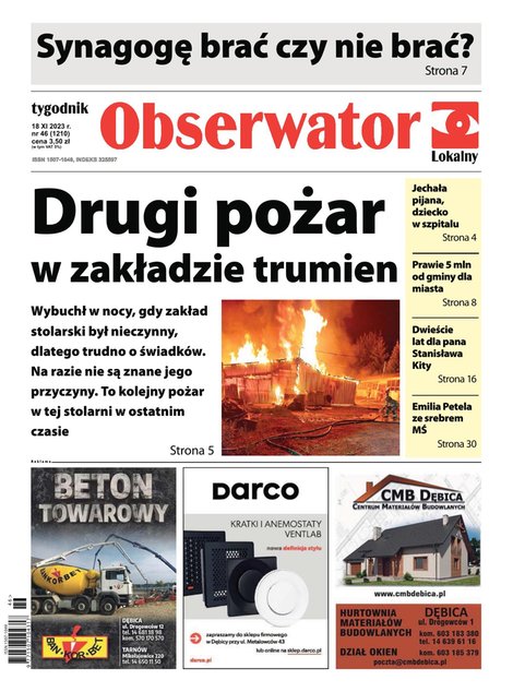 e-prasa: Obserwator Lokalny – e-wydania – 46/2023