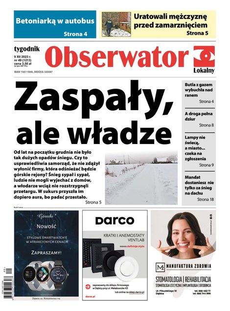 e-prasa: Obserwator Lokalny – e-wydania – 49/2023