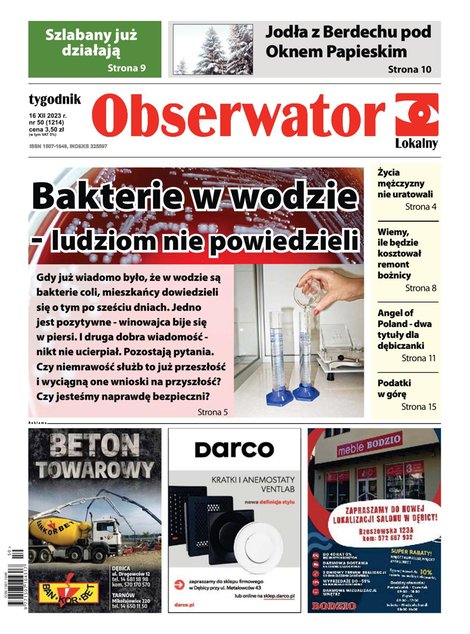 e-prasa: Obserwator Lokalny – e-wydania – 50/2023