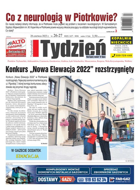 e-prasa: Tydzień Trybunalski – e-wydania – 26-27/2023