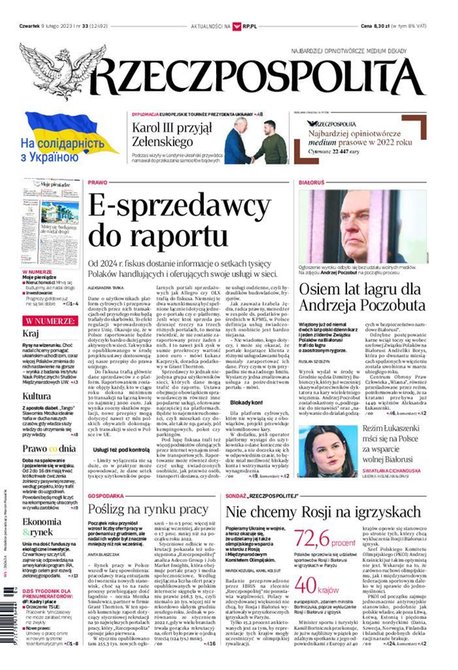e-prasa: Rzeczpospolita – e-wydanie – 33/2023