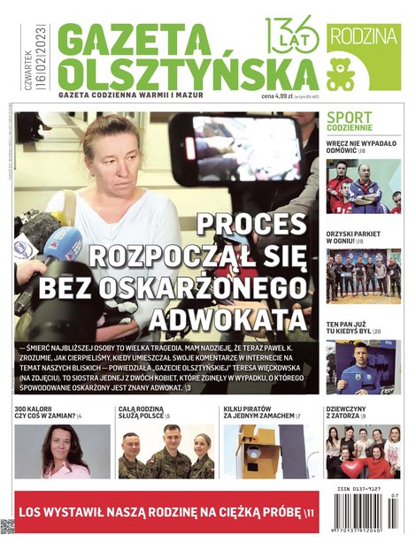 e-prasa: Gazeta Olsztyńska – e-wydania – 33/2023