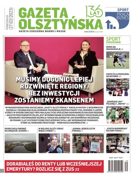 e-prasa: Gazeta Olsztyńska – e-wydania – 40/2023