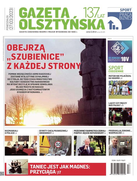 e-prasa: Gazeta Olsztyńska – e-wydania – 60/2023