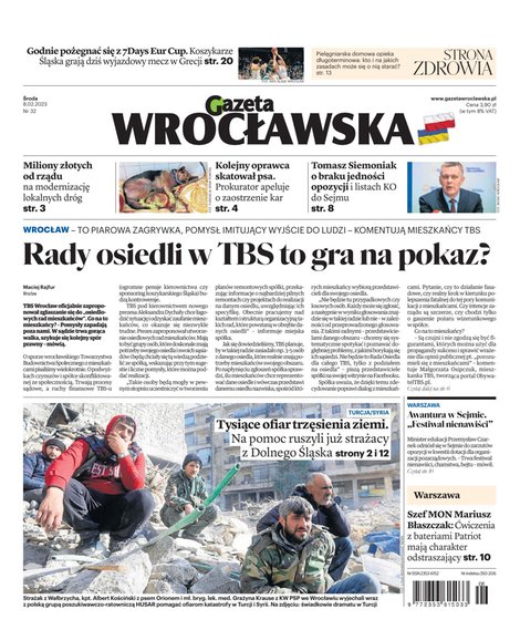 e-prasa: Gazeta Wrocławska – e-wydanie – 32/2023