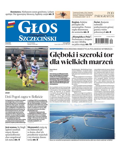 e-prasa: Głos Dziennik Pomorza - Szczecin – e-wydanie – 173/2023