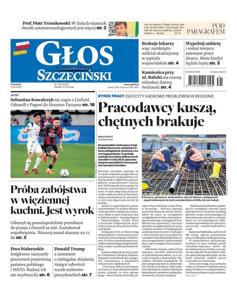 e-prasa: Głos Dziennik Pomorza - Szczecin – e-wydanie – 179/2023